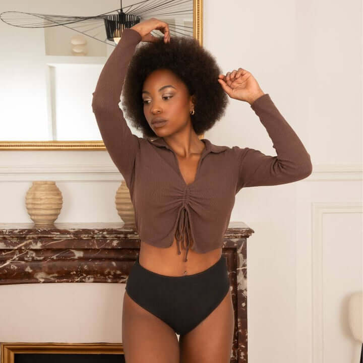 By choosing these underwear, you are contributing to the preservation of the planet while enjoying optimal protection against leaks and moisture. Every piece of menstrual underwear is a small gesture for Earth but a big step toward a greener and more responsible future.